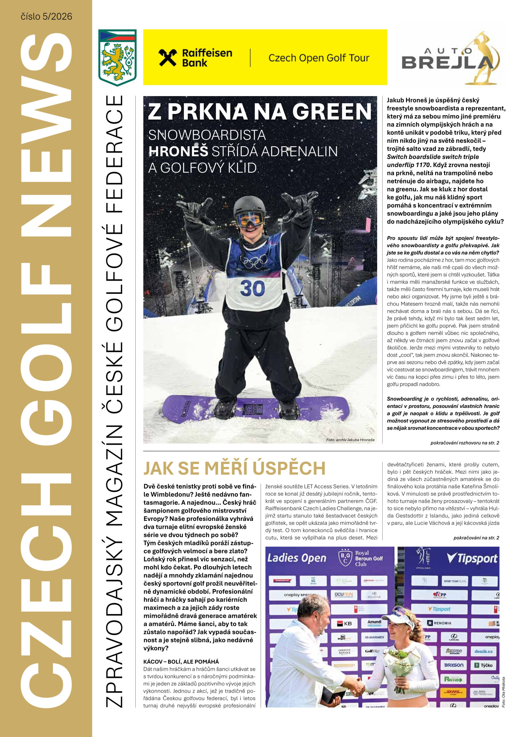 Czech Golf News