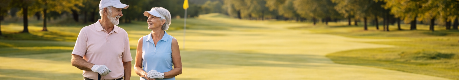 Senior golf na hři&scaron;ti