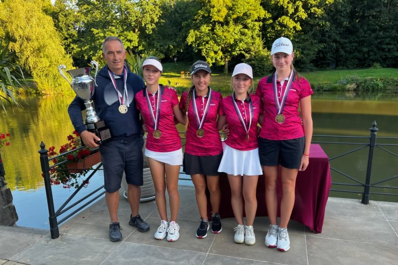 Čtveřice dívek GC Brno jsou mistrovským týmem šampionátu U14